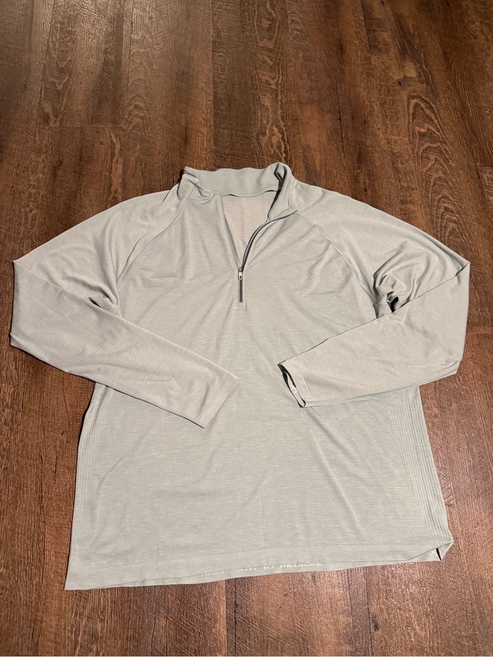 Lululemon Metal Vent Tech Half Zip Light Sage Quarter-Zip Pullover Top XXL